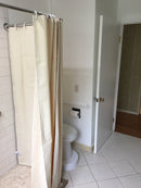 Weighted Shower Curtains 72" wide x 72" high