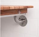 18" Wide Teak ADA Wall Mount Shower Seat