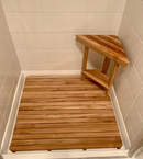 Mini Teak Corner Bench