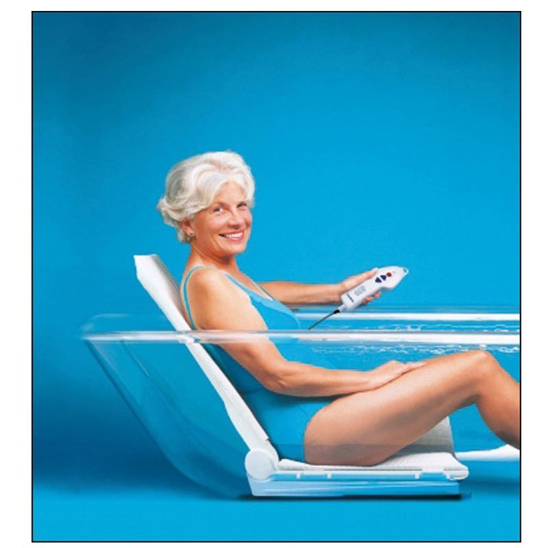 RSB Battery Powered Bath Lift with Adjustable Side Laterals - Blue