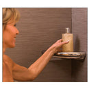 2-in-1 Corner Shelf with Integrated Grab Bar