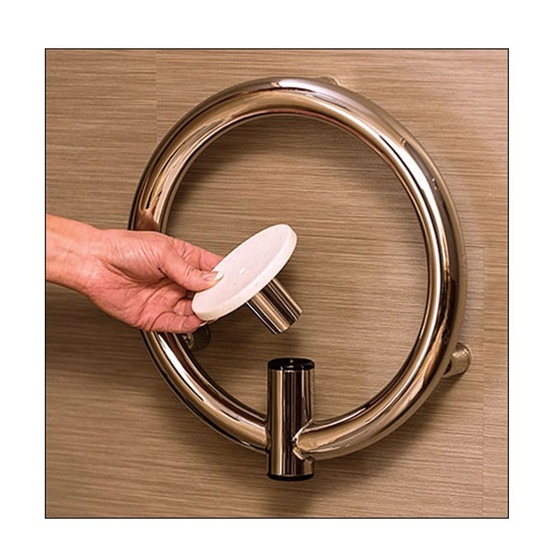 2-in-1 Soap Dish with Integrated Circular Grab Bar