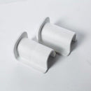 Shower Dam End Caps - Straight - Pair