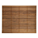 30" x 30" Teak Bath or Shower Mat with Rounded Corners