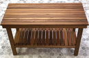 30" X 14" Heavy Duty Teak Rigid Bench