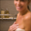 2-in-1 Shampoo Shelf with Integrated Grab Bar